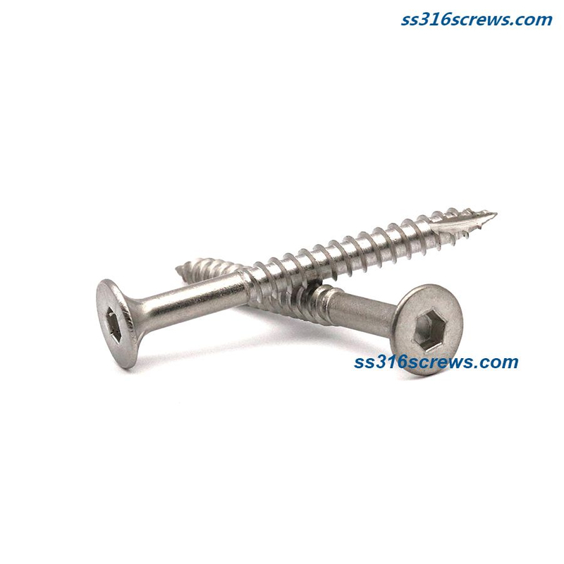14G Stainless 304 Bugle Batten Screw with 4 Ribs Type 17 Point
