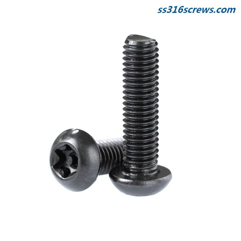 M3 M4 Black Stainless Button Head Torx Tampe-pruf Security Screws